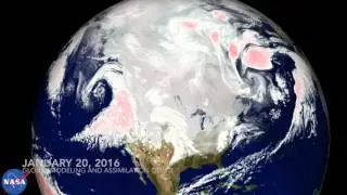 NASA | Supercomputer Model Shows the Flow of #Blizzard2016