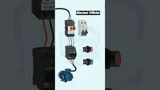 ⚡️Bringing power to life! Check out this DOL starter circuit. So satisfying to watch it work!⚙️💡