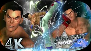 Kazuya in Hwoarang style outfit & moves Tekken 4 Remastered UHD 4K 60 FPS 