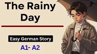 Learn German A1: Easy Story for Beginners | The Rainy Day 🌧️