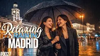 Rainy Night Walk in Madrid 🇪🇸 | From Bilbao to Puerta del Sol #0027
