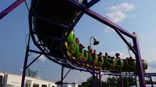 James And Rania In Caterpillar Coaster At Fair 2017 - 20170820 170758