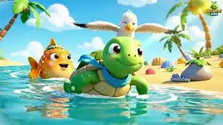 Swedish | Sk&ouml;ldpaddans L&aring;nga Resa | Turtle's Long Journey | kids song