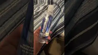 Fleshlight water lube review.