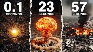 Что происходит через 1 минуту после ядерного взрыва?