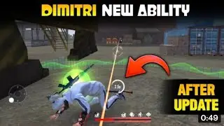 NEW DIMITRI ABILITY TEST AFTER OB34 UPDATE - GARENA FREE FIRE