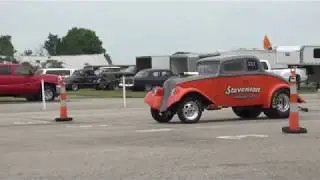 1933 WILLY's 10.16 et @ 2018 THOMPSON DRAGWAY GASSER TIME TRAILS