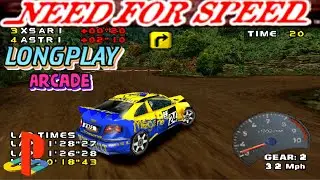 Need for Speed: V-Rally 2 (PS1) 1999. Longplay - Arcade