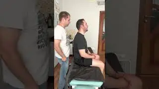 Powerful chiropractic of the thoracic spine! Power!