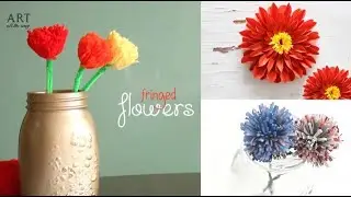 3 Easy Fringed Flowers