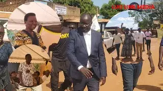 WATCH: Agago District: Winning MPs arrive at Tallying Center for official declaration.
