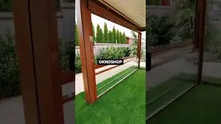 OKNOSHOP_Gilot&iacute;na #pergola #guillotine #oknoshop #glass #slidingsystem #terasa #modernhome #pohoda
