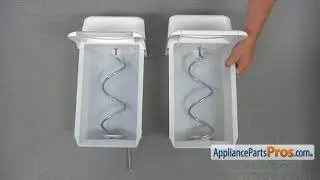 How To: Whirlpool/KitchenAid/Maytag Refrigerator Ice Bucket and Auger Assembly WPW10558424