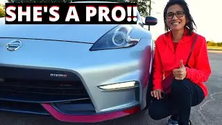 Teaching My Mom How To Drive Manual In A Nissan 370Z Nismo!!