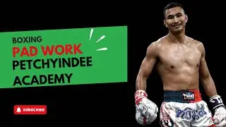 Boxing Pad Work Flow with Muay Thai Fighters | Training at Petchyindee Academy Bangkok