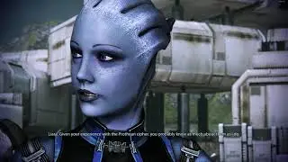 Mass Effect 3 Legendary Edition Shepard pulls Javik's pod out of the ground