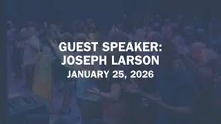 Christ Church of Orlando | Guest Speaker: Joseph Larson | 11AM | 1.25.26
