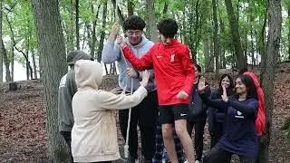 Teamwork at the Ropes Course
