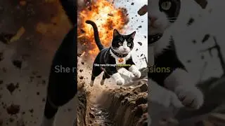 The Cat Soldier 🐾🎖️ | Untold War Story #untoldstory #catshorts #catshorts #shorts