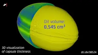 Micro CT scanning analysis of a fish oil supplement pill - step-by-step