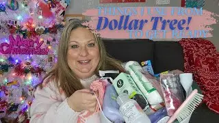 DOLLAR TREE~ THE THINGS I USE TO GET READY!!
