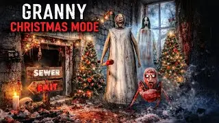 Granny Sewer Escape at this Christmas in Nightmare Mode 😭 | Horror Gameplay