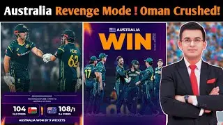 Australia&rsquo;s Angry Statement Win vs Oman | Marsh 64* & Zampa 4 Wickets | Aus vs Oman Highlights