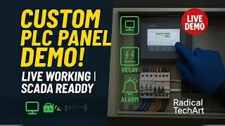Customized PLC Operated Process Panel | SCADA Integration | Industrial Automation Explained!