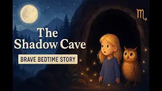 The Shadow Cave | A Kids Mindful Bedtime Story | Overcome Fear | Scorpio Full Moon