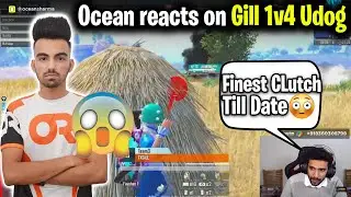 Ocean reacts on Gill 1v4 Udog🔥| Thug Invitational #Ocean #Gill1v4clutch #Fyxs #Thuginvitaional #TX