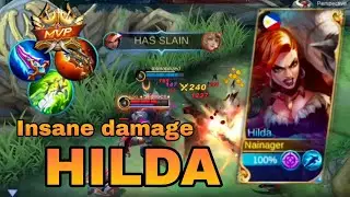 Hilda in roam destroyed marksman layla | Best build 2022