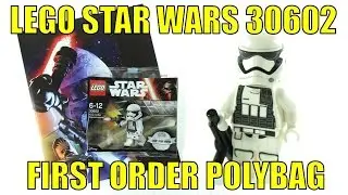 Обзор набора LEGO STAR WARS 2016 FIRST ORDER STORMTROOPER POLYBAG 30602