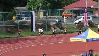 Pahang Open 2010 - Calvin Kang, Lee Cheng Wei and Kenneth Khoo (200m men's finals)