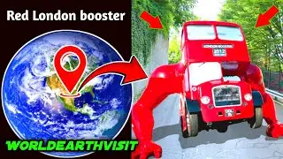 I found red London boster on google maps and google earth 🌎 #viral #video #earth #worldearthvisit