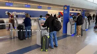 Some air travelers surprised by lack of holiday crowds