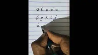a-z letter writing practice #cursivehandwriting #shorts