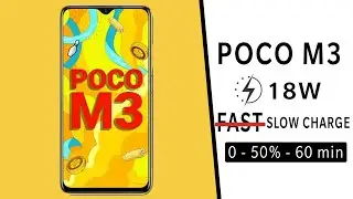 Poco M3 charging test | Poco M3 Battery fast charging Test | Poco M3 Charging Time - 3h 05m