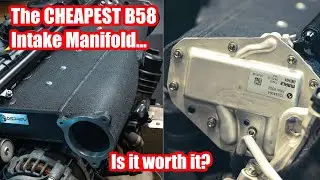 This B58 Intake Manifold Upgrade reuses the stock Intercooler core...