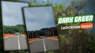 Dark green lightroom preset/lightroom photo editing tutorial/lightroom presets/lightroom/darkpresets