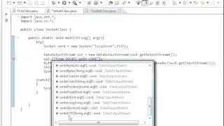Java programming part 49 Java  Sockets 2 : DataInputStream DataOutputStream