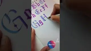 Tutorial de caligraf&iacute;a ❤️&zwj;🔥 Letra 