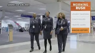 All-Black female American Airlines crew flies from Dallas in honor of Bessie Coleman