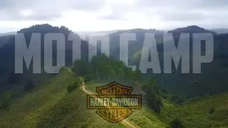 Solo Motorcycle Camping Harley Davidson | Nature ASMR
