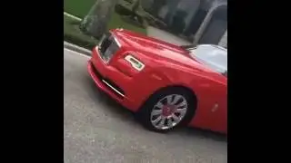 GUCCI MANE Driving his Rolls Royce Car