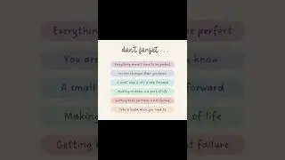 🌈 Gentle Reminders Glow 🌈 #motivational #mindset #viral