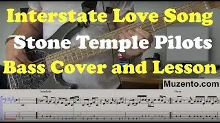 Stone Temple Pilots - Interstate Love Song - Bass Cover and Lesson
