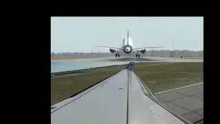 A320 landing into EDDV ( Hannover )