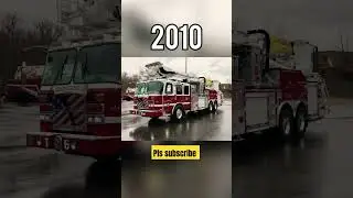 Evolution of Firetruck 🔥 old to new #virel #virelshorts #trending
