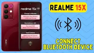 Connect Bluetooth Device Realme 15x || How to set Bluetooth connection settings