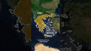 Санторини сформировался в результате стихийного бедствия.